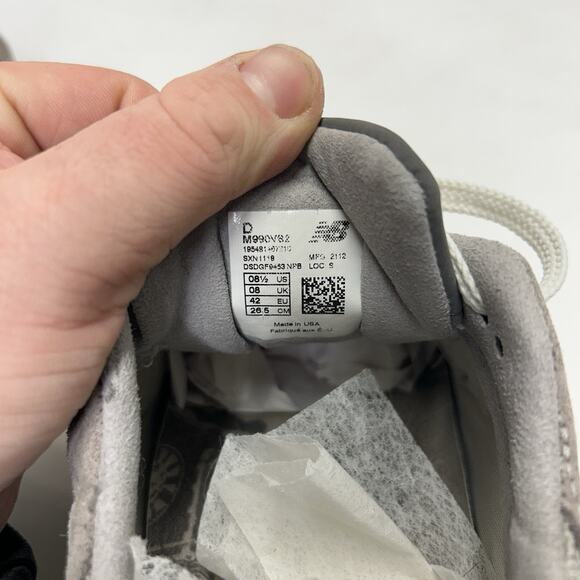 New Balance 990v2 Made USA 40th Anniversary “Grey” M990VS2